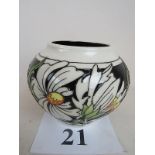 A contemporary Moorcroft vase in the Pho