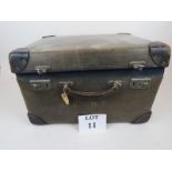 A vintage Army & Navy Stores travel case