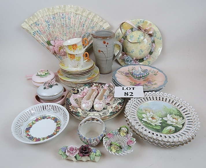 Assorted decorative and ornamental ceram