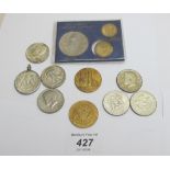 1966 Jamaica complete coinage pack, six