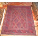 A Gazak rug (128 cm x 110 cm approx) est