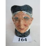 A rare Royal Doulton 'Toothless' granny character jug,