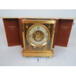 A Jaeger Le Coultre Atmos clock, number 24604,