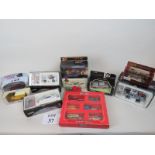 Various Die-Cast cars and other vehicles to include 5 James Bond Corgi models, some with figures,