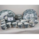 A Wedgwood 'Asiatic Pheasant' pattern part dinner and coffee service,