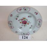 An 18th century Chinese plate est: £15-£30