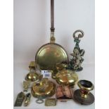 A collection of antique and vintage copp