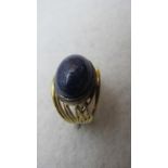 Lapis lazuli dress ring, size N est: £35