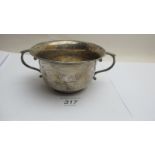 A silver porringer, London 1893, approx