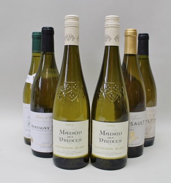 A SELECTION OF FRENCH WHITE WINES; Chablis 2009 Bertrand Capdevigne, 1 bottle Meursault 2004 Les