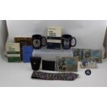 A COLLECTION OF POLICE RELATED MEMORABILIA including; mugs, a tie from Sydney Australia, police