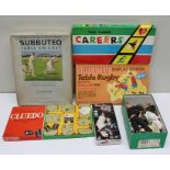 A SELECTION OF TOYS & GAMES including; 1960's Actionman and clothing, 1960's Subbuteo Table Rugby