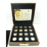 "THE ROYAL MINT" The United Kingdom Gold Proof 50p collection, 40th Anniversary (1969-2009), limited