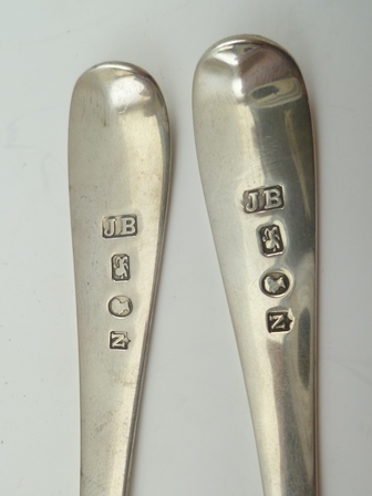 JAMES BARBER A PAIR OF VICTORIAN SILVER CREAM LADLES, York 1849, combined weight 52g (together - Image 2 of 2