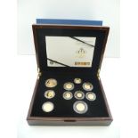 "THE ROYAL MINT" A 2012 United Kingdom Diamond Jubilee Gold Proof Set, limited edition no.98 of 150,