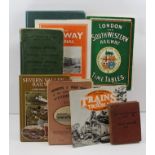 SEVEN VARIOUS RAILWAY BOOKS AND MAGAZINES