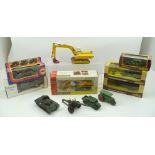 A COLLECTION OF ASSORTED DIE CAST VEHICLES including, Budgie Toys personnel and equipment carrier,