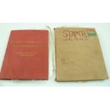 TWO STAMP ALBUMS AND CONTENTS, substantially a "Junior" Collection