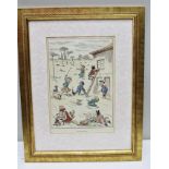 AFTER LOUIS WAIN "Village Sport" depicting cats at play, a coloured Print, produced for "The Sketch"