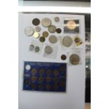 A COLLECTION OF OLD PRINCIPALLY BRITISH COINS AND TOKENS, to include a Worcester Penny 1811, a