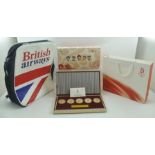 A BEIJING 2008 OFFICIAL CASED MEDAL SET, in original box with certificates, together with a 'British