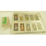 A COLLECTION OF VARIOUS CIGARETTE CARDS to include cricket, tennis, speed, ships, etc