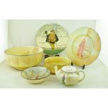 A COLLECTION OF ROYAL DOULTON SHAKESPEARE SERIES WARE, includes a plate John Falstaff, a bachelor