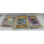 A QUANTITY OF COMICS, to include "Judge Dredd", "Wow", "Viking Heroes", "Champ" (100)