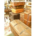 AN EXCITING SELECTION OF TRUNKS AND SUITCASES