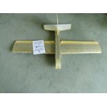 BULLET 'INDESTRUCTABLE' CHUCK GLIDER, wing span 117cm, installed 2 channel, used