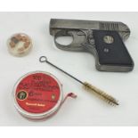 A ROHM BLANK FIRING STARTER PISTOL, 6mm shot (model RG3S) in original vendor's box, with cleaning