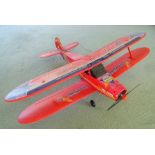 A CLASSIC BI-PLANE-2 foam bi-plane - radio control Airplane model, wing span 80cm assembled,