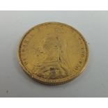 A VICTORIAN GOLD SOVEREIGN, 1889