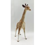 A BESWICK CERAMIC GIRAFFE, 32cm high