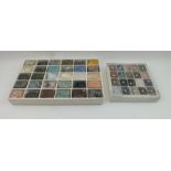 A LATE 20TH CENTURY RUSSIAN SET OF MINERALS, boxed with identification list and where they have been