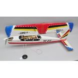 A JUMPER 25 MODEL AEROPLANE with Multiplex engine, 149cm wing span, (Hanger rash to skin only)