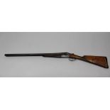 A MASTER 12 BORE SIDE BY SIDE EJECTOR SHOTGUN, No.116354, barrels 28", stock 15", choke 1/4 and