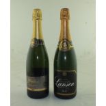 LANSON CHAMPAGNE NV, 1 bottle FREIXENET CAVA 2009, 1 bottle (2)