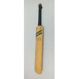 A "SLAZENGER" CRICKET BAT, Australia v England Test Series 1975, signed, includes Greg and Ian