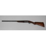 WEBLEY & SCOTT A 12 BORE SINGLE BARREL SHOTGUN, No.71468, barrel 28", stock 14.75", choke