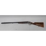 MENDIS, C.I. A 12 BORE SIDE BY SIDE, SIDELOCK, EJECTOR SHOTGUN, No.13113, barrels 28", stock 14", (