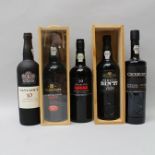 A SELECTION OF LBV & TAWNY PORTS; Cockburn's LBV 1997 1 bottle in owc Fonseca Bin No.27 Fine