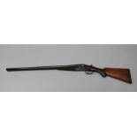 BELGIAN A 12 BORE SIDE BY SIDE NON-EJECTOR SHOTGUN, No.2480, barrels 28", stock 14", choke 1/2 and