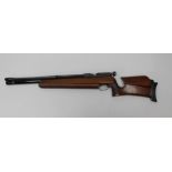 AN AIR ARMS .20 SHAMAL PRE-CHARGE AIR RIFLE, No.00404 with adjustable stock