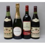 LAURENT PERRIER NV, 1 bottle BEAUJOLAIS VILLAGES 1972, 2 bottles CHEVAUX DES GIRONDINS 2003, 1