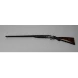 MORGAN & GREEN A 12 BORE SIDE BY SIDE, SIDE PLATED BACK ACTION NON EJECTOR SHOTGUN, No.31573,