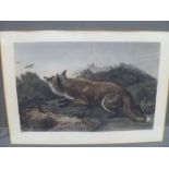 AFTER LANDSEER "The Poacher" and "Not Caught Yet!" two engravings by C.G. Lewis each depicting a fox