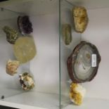 A SELECTION OF GEOLOGICAL SPECIMENS, both mineral and rock