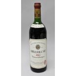 MEERLUST ESTATE STELLENBOSCH 1980 Cabernet Sauvignon, 1 bottle