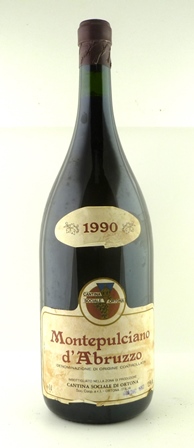 MONTEPULCIANO D'ABRUZZO 1990 Cantina Sociale di Ortona, 1 x 3 litre bottle in original carton